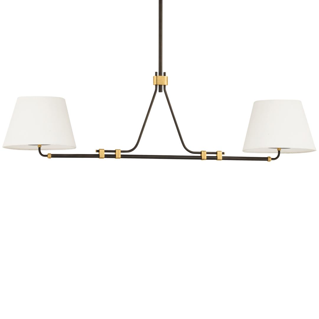 Crown Heights Linear Chandeliers 1062-AGB/DB