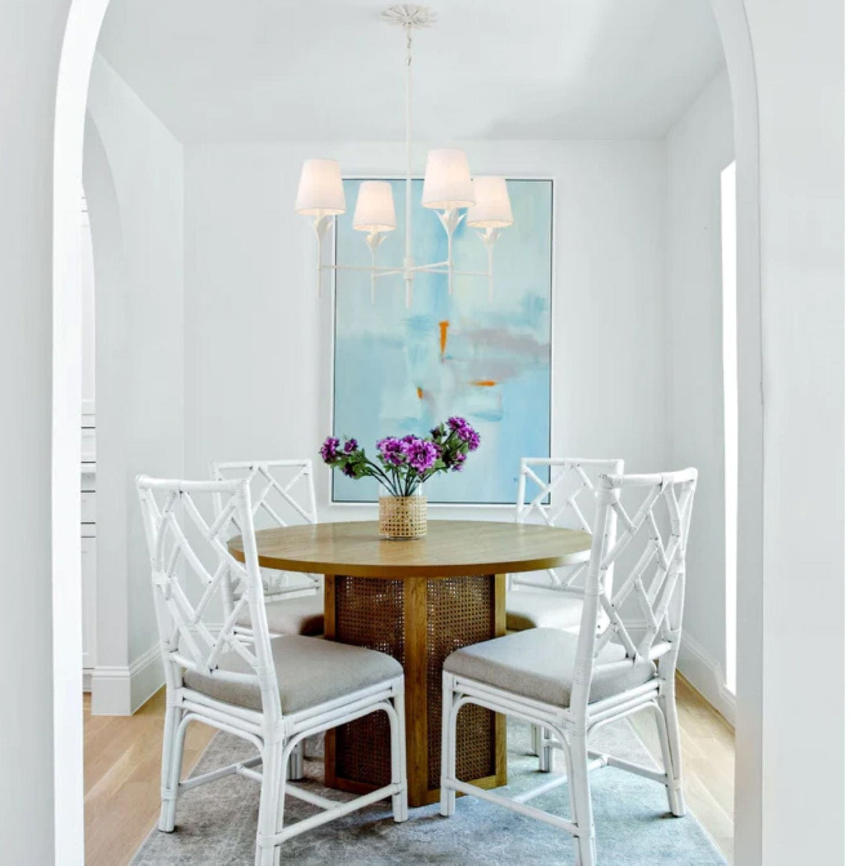 Crystorama Broche 4 Light Chandelier Chandeliers crystorama-534-MT 633779051296