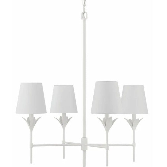 Crystorama Broche 4 Light Chandelier Chandeliers crystorama-534-MT 633779051296