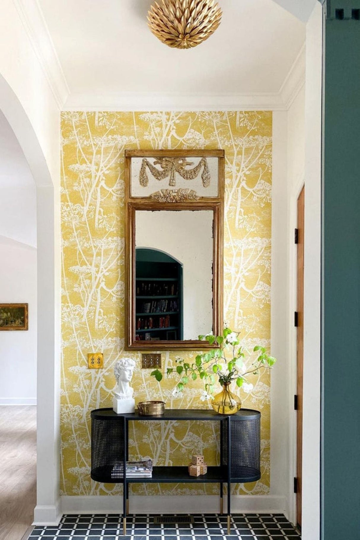 Crystorama Broche 4 Light Semi Flush Mount Ceiling Light Fixtures