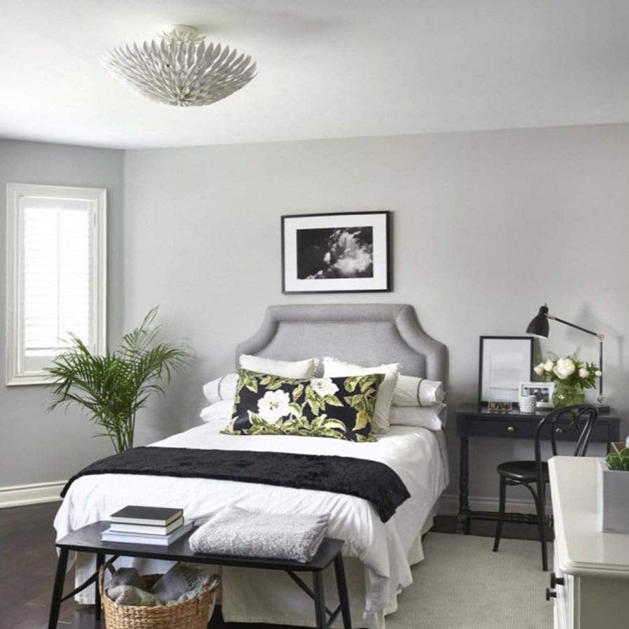 Crystorama Broche 4 Light Semi Flush Mount Ceiling Light Fixtures