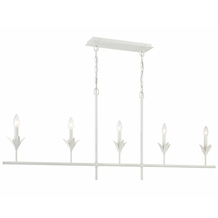 Crystorama Broche 5 Light Chandelier Chandeliers crystorama-537-MT 633779051357