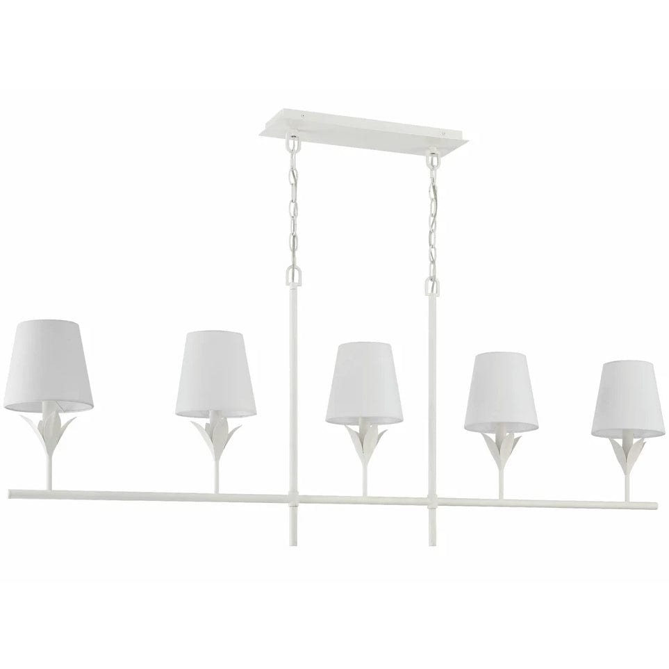 Crystorama Broche 5 Light Chandelier Lighting crystorama-537-MT 633779051357