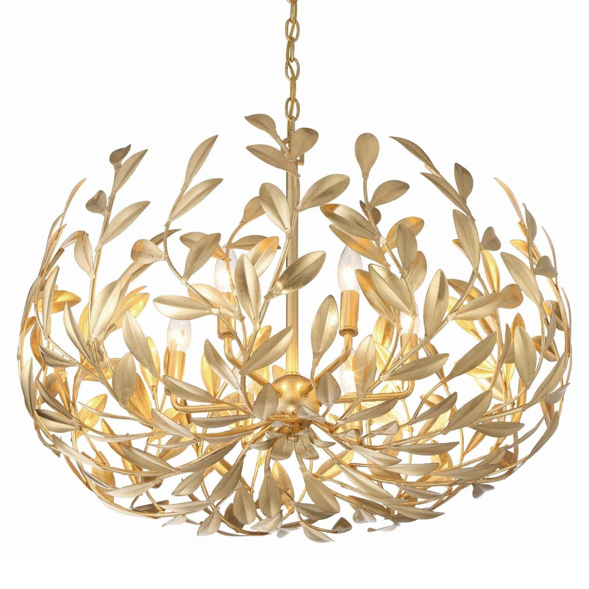 Crystorama Broche 6 Light Chandelier Chandeliers crystorama-Model: 533-GA