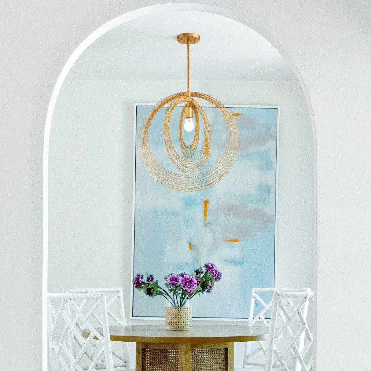 Crystorama Doral Pendant Lighting crystorama-DOR-B7701-RG 633779046056