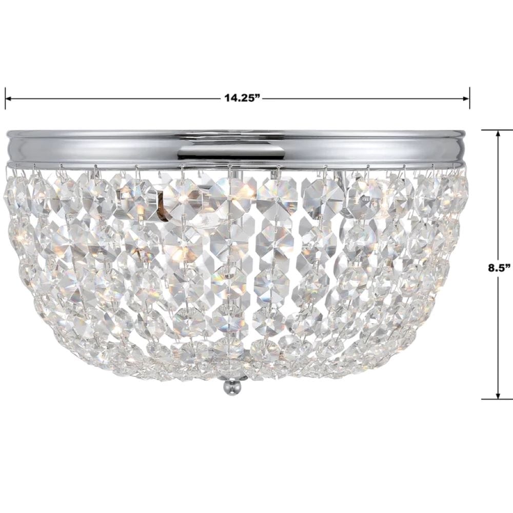 Crystorama Nola Ceiling Mount Ceiling Light Fixtures