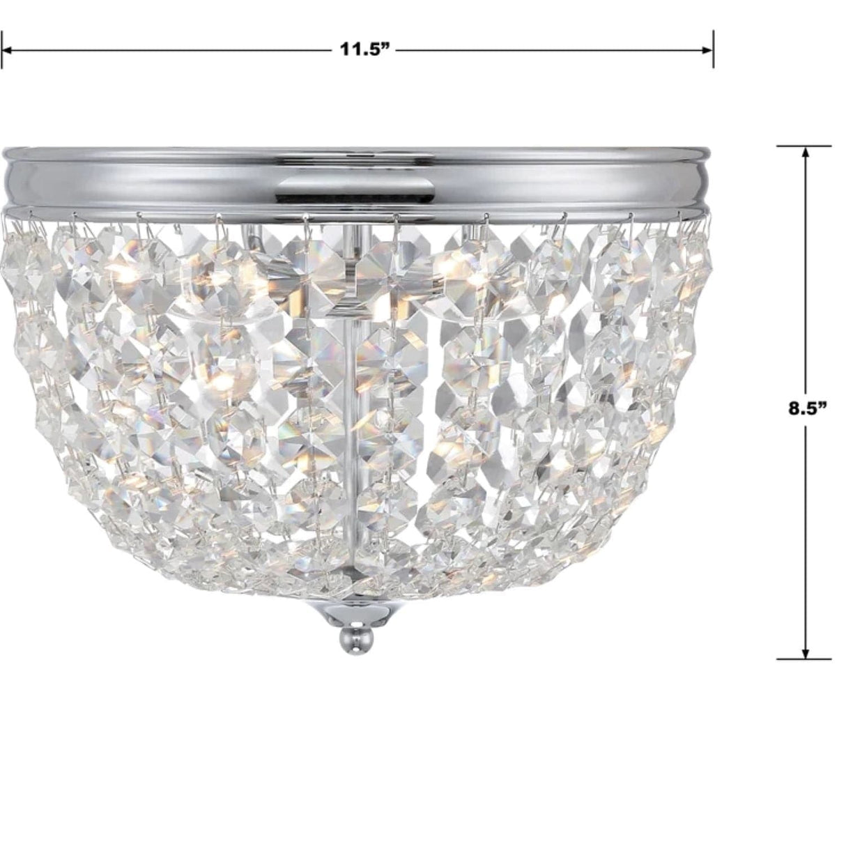 Crystorama Nola Ceiling Mount Ceiling Light Fixtures