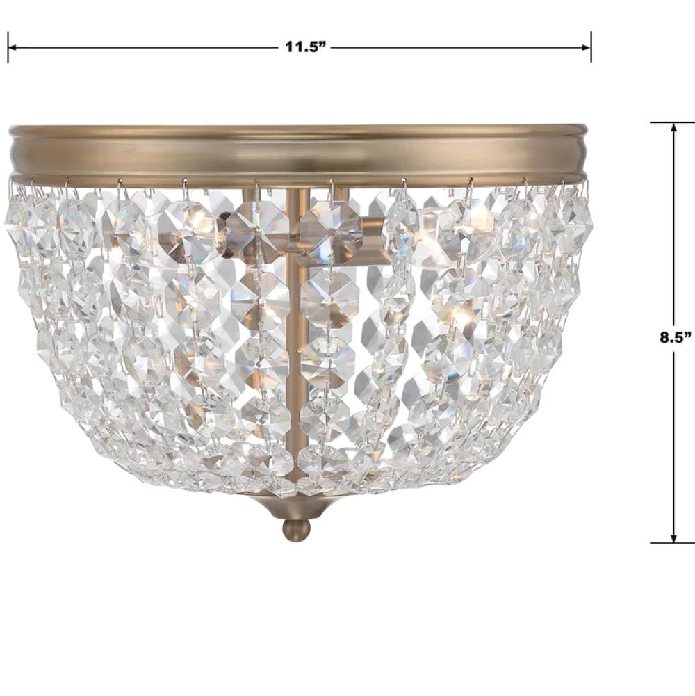 Crystorama Nola Ceiling Mount Ceiling Light Fixtures