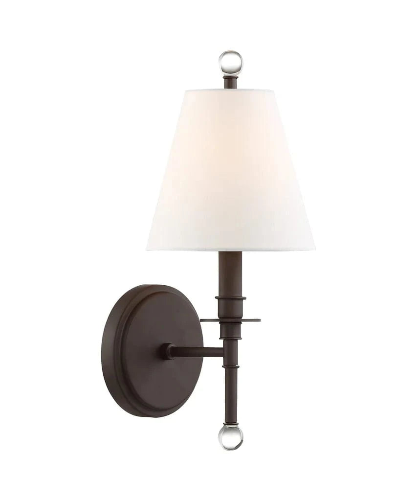 Crystorama Riverdale Wall Sconce Wall Sconces crystorama-RIV382DB