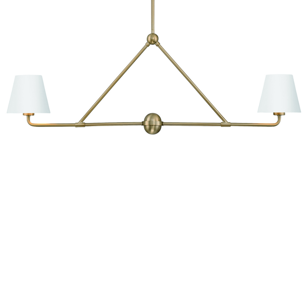 Crystorama Xavier 2 Light Chandelier Lighting XAV-B9302-VG-WH 633779093487