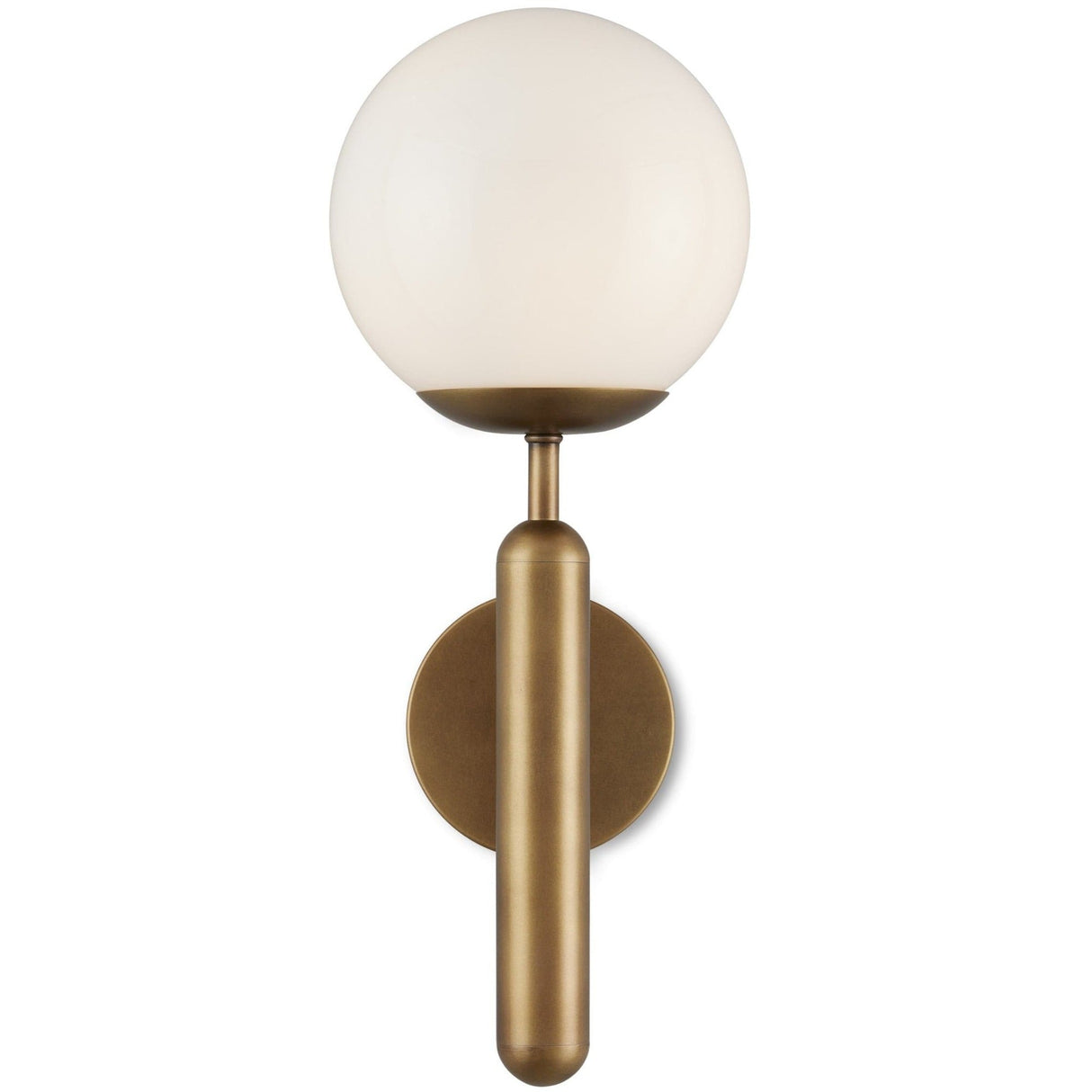 Currey & Company Barbican Single-Light Brass Wall Sconce Wall Sconces currey-co-5800-0031 633306052765