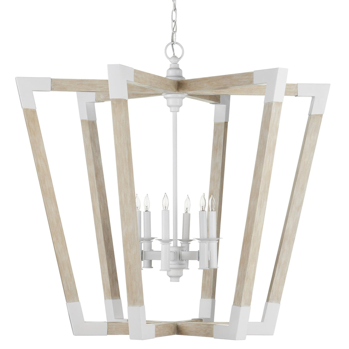 Currey & Company Bastian Gray Chandelier Lighting