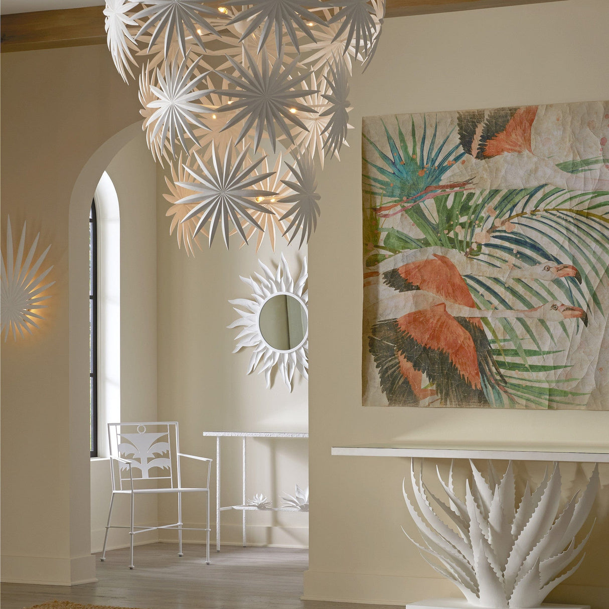 Currey & Company Bismarkia Wall Sconce Lighting