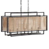 Currey & Company Boswell Rectangular Chandelier Chandeliers currey-co-9000-1164 633306055643