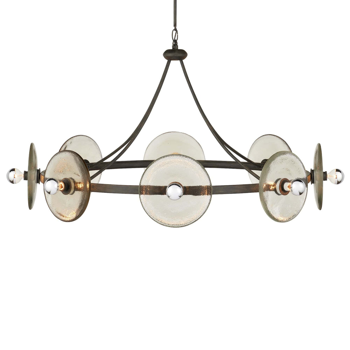 Currey & Company Circumstellar Disc Chandelier Chandeliers currey-co-9000-1150 633306055506
