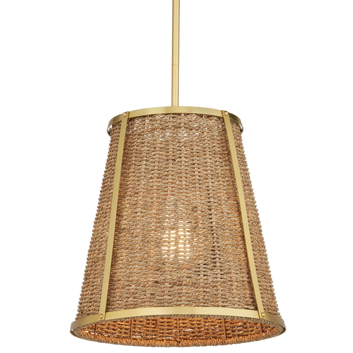 Currey & Company Deauville Pendant Cone Pendant