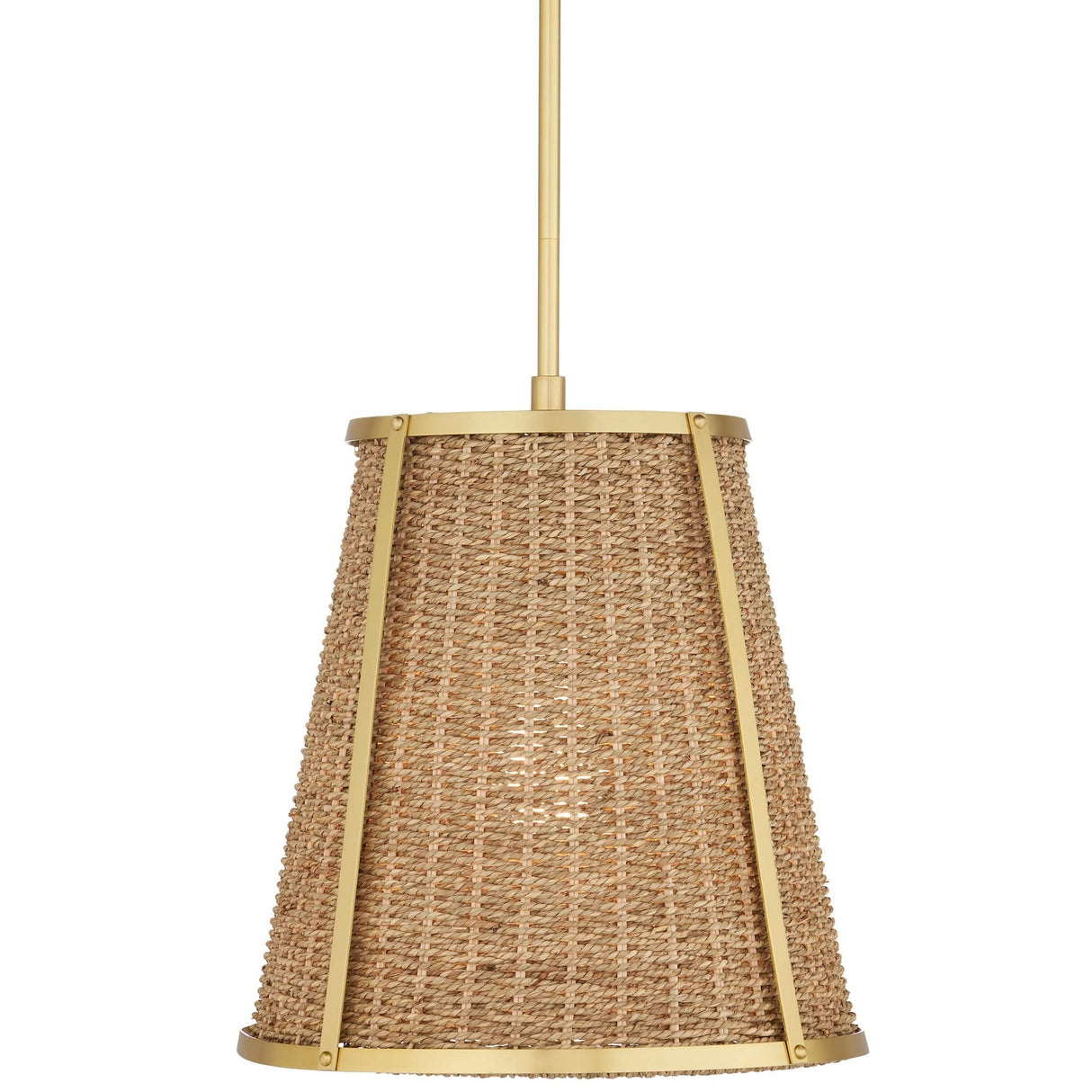 Currey & Company Deauville Pendant Cone Pendant