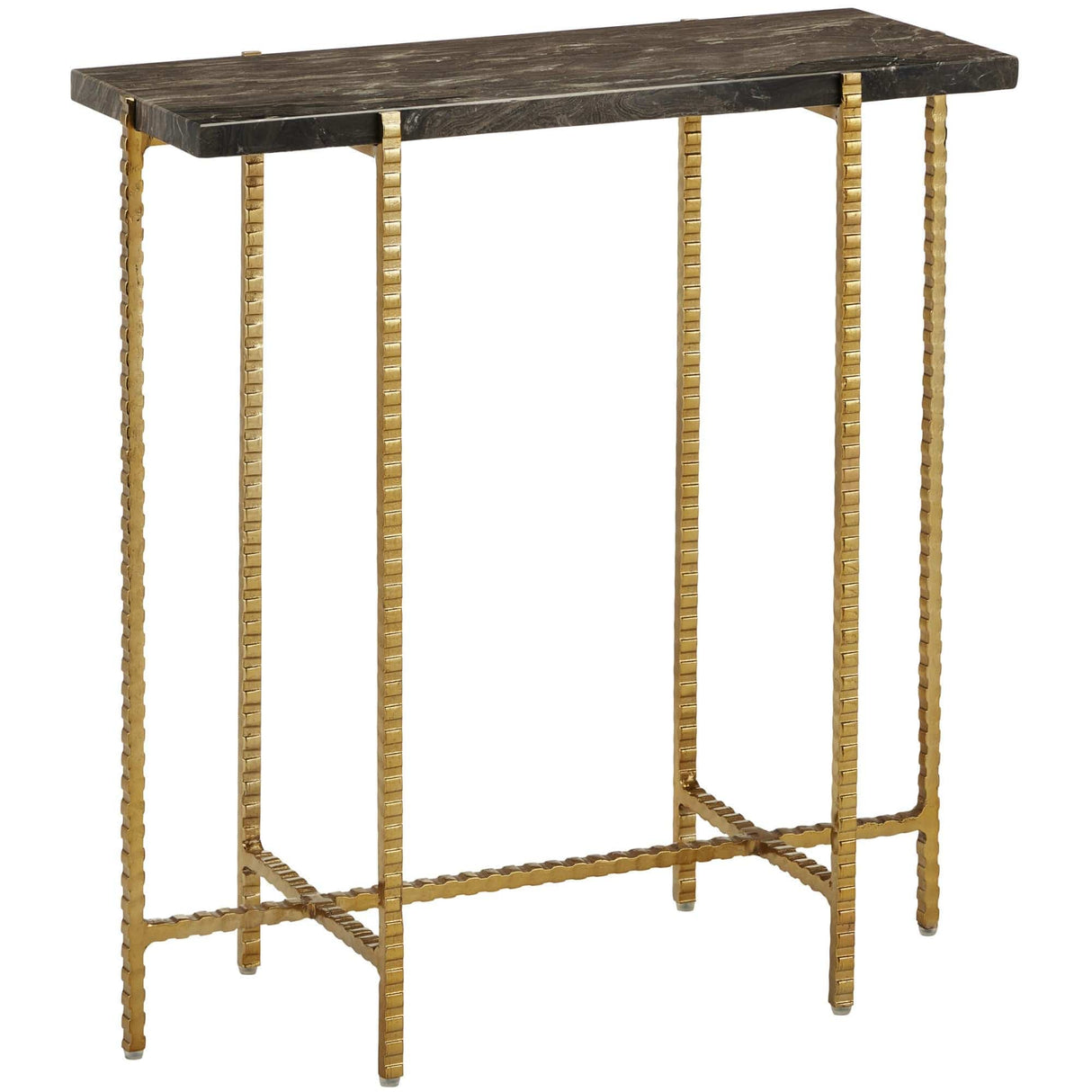 Currey & Company Flying Marble Gold Side Table Side Tables currey-co-4000-0172 633306052505