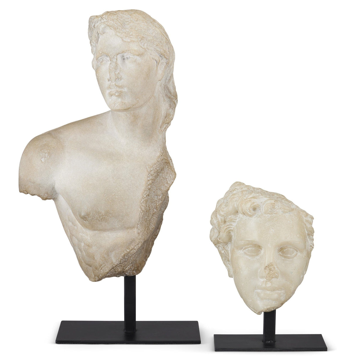 Currey & Company Greek Princess Head Fragment Sculptures & Statues currey-co-1200-0734