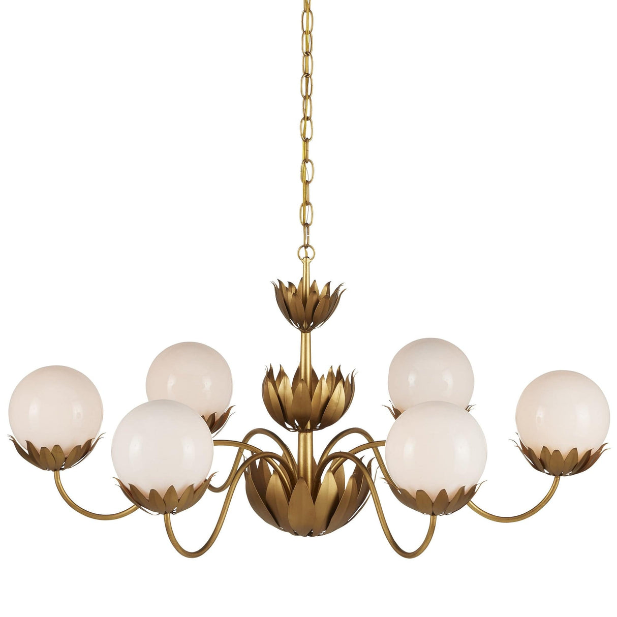 Currey & Company Mirasole Gold Chandelier Chandeliers currey-co-9000-1096 633306053441