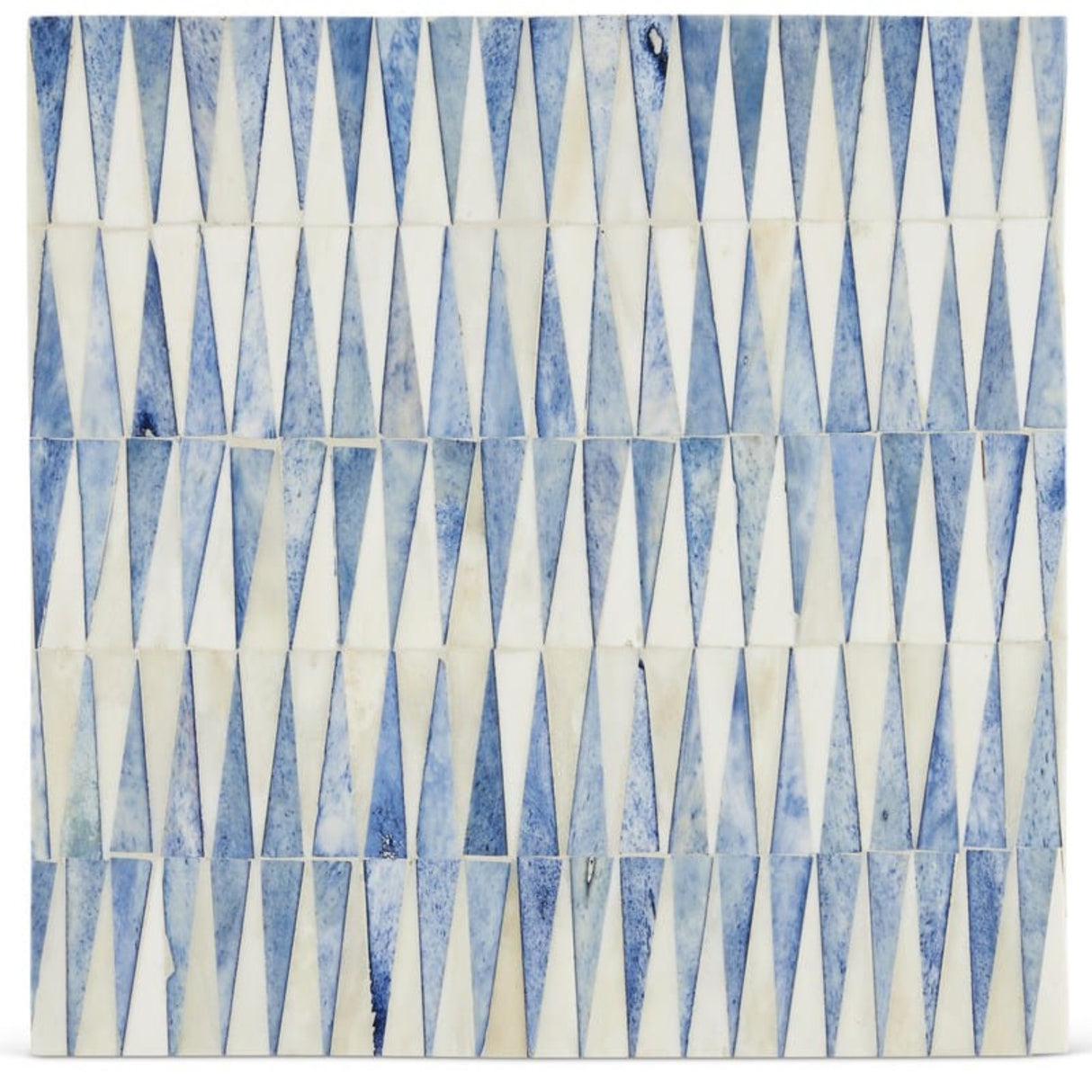 Currey & Company Nadene Blue & White Accent Table