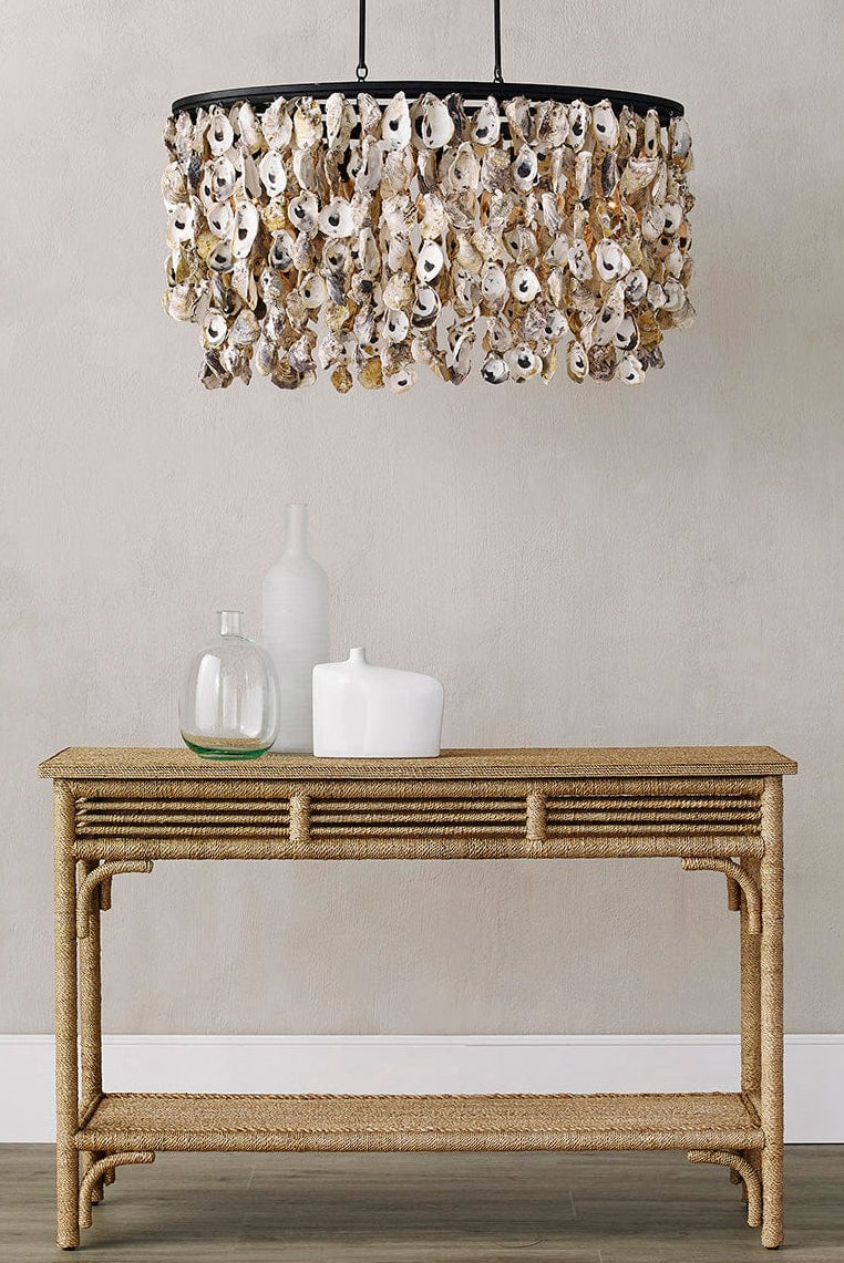 Currey & Company Olisa Rope Console Table Tables