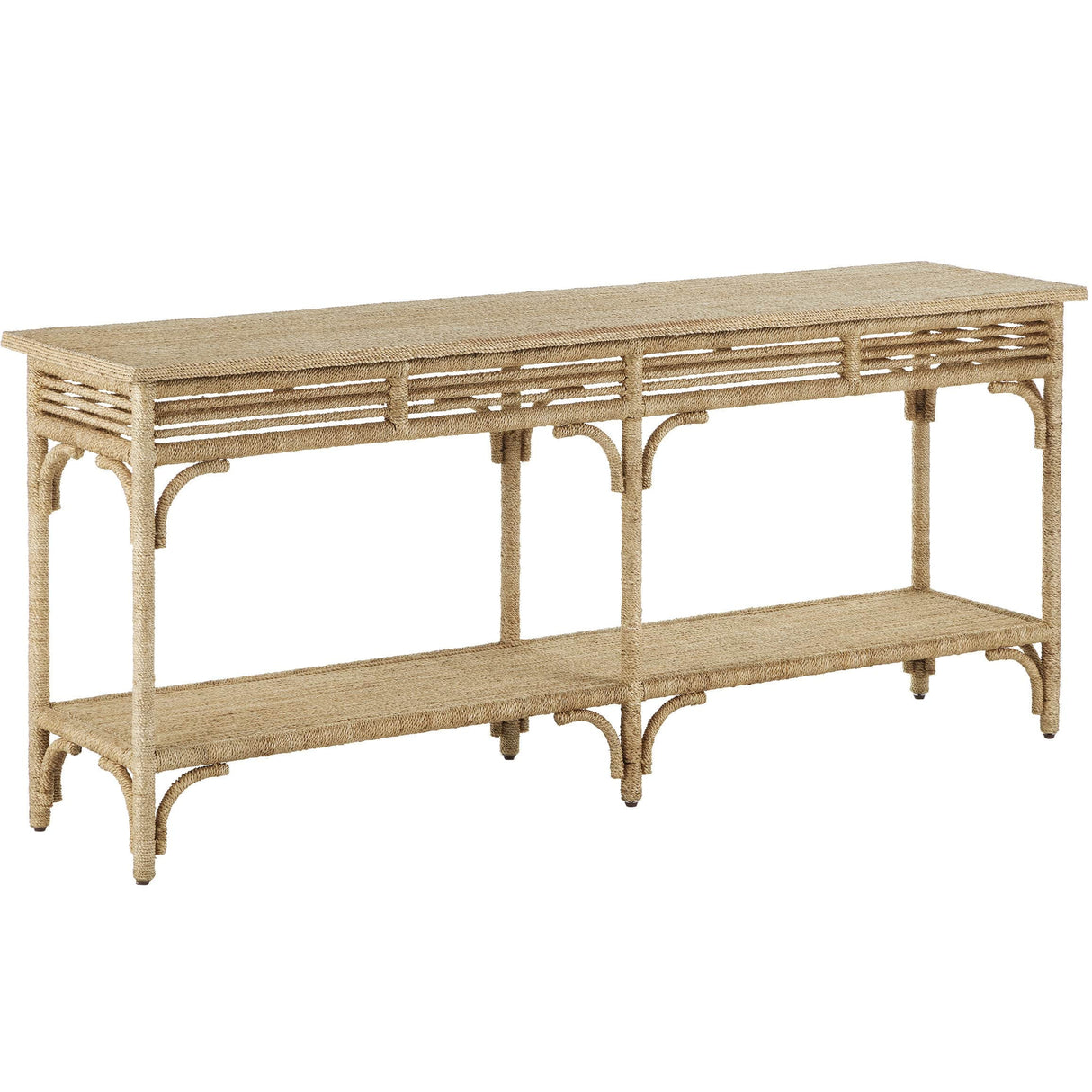 Currey & Company Olisa Rope Console Table Tables currey-co-3000-0246 633306001329