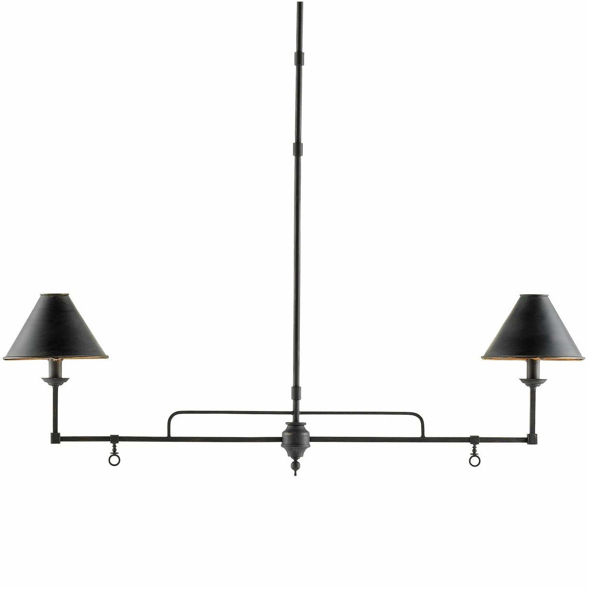 Currey & Company Prosperity Rectangular Chandelier Chandeliers currey-co-9000-0114