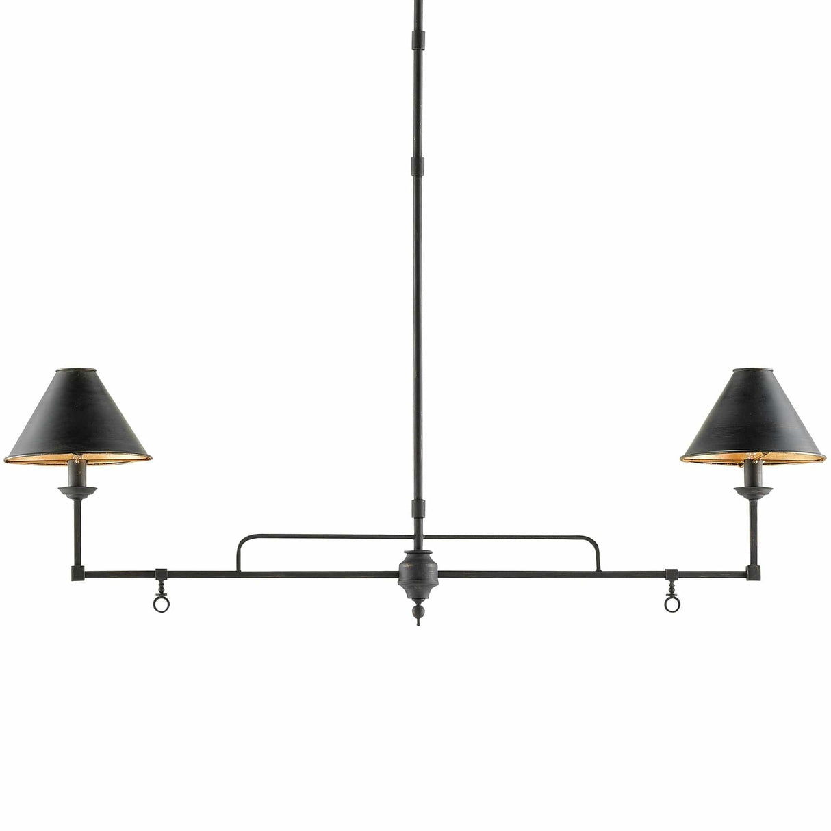 Currey & Company Prosperity Rectangular Chandelier Chandeliers currey-co-9000-0114