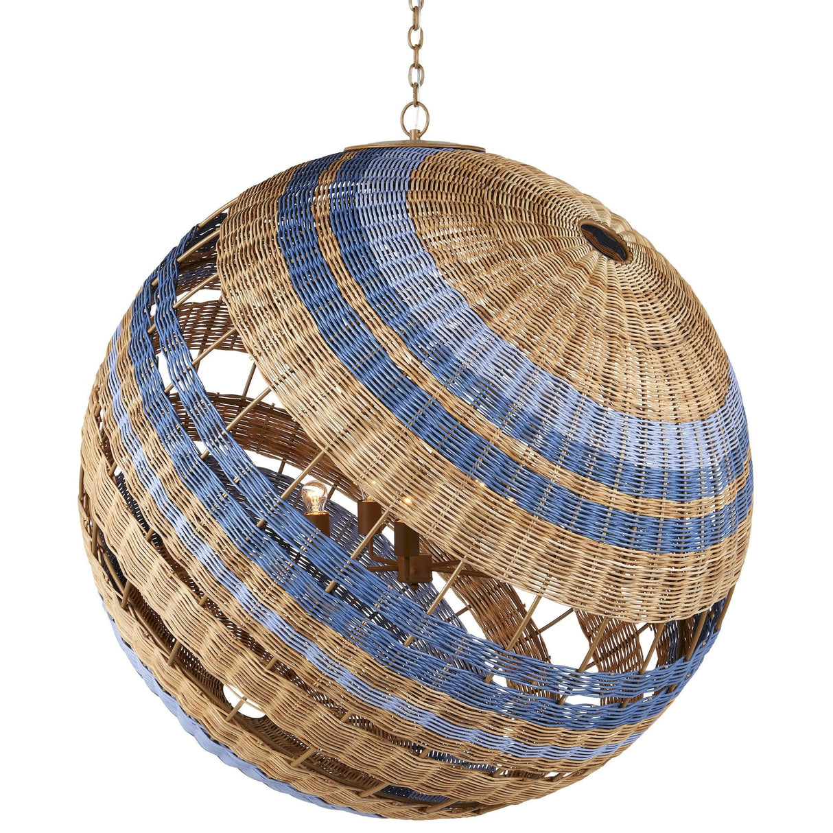 Currey & Company Senjyo Tilted Orb Chandelier Lighting currey-co-9000-1109 633306053571