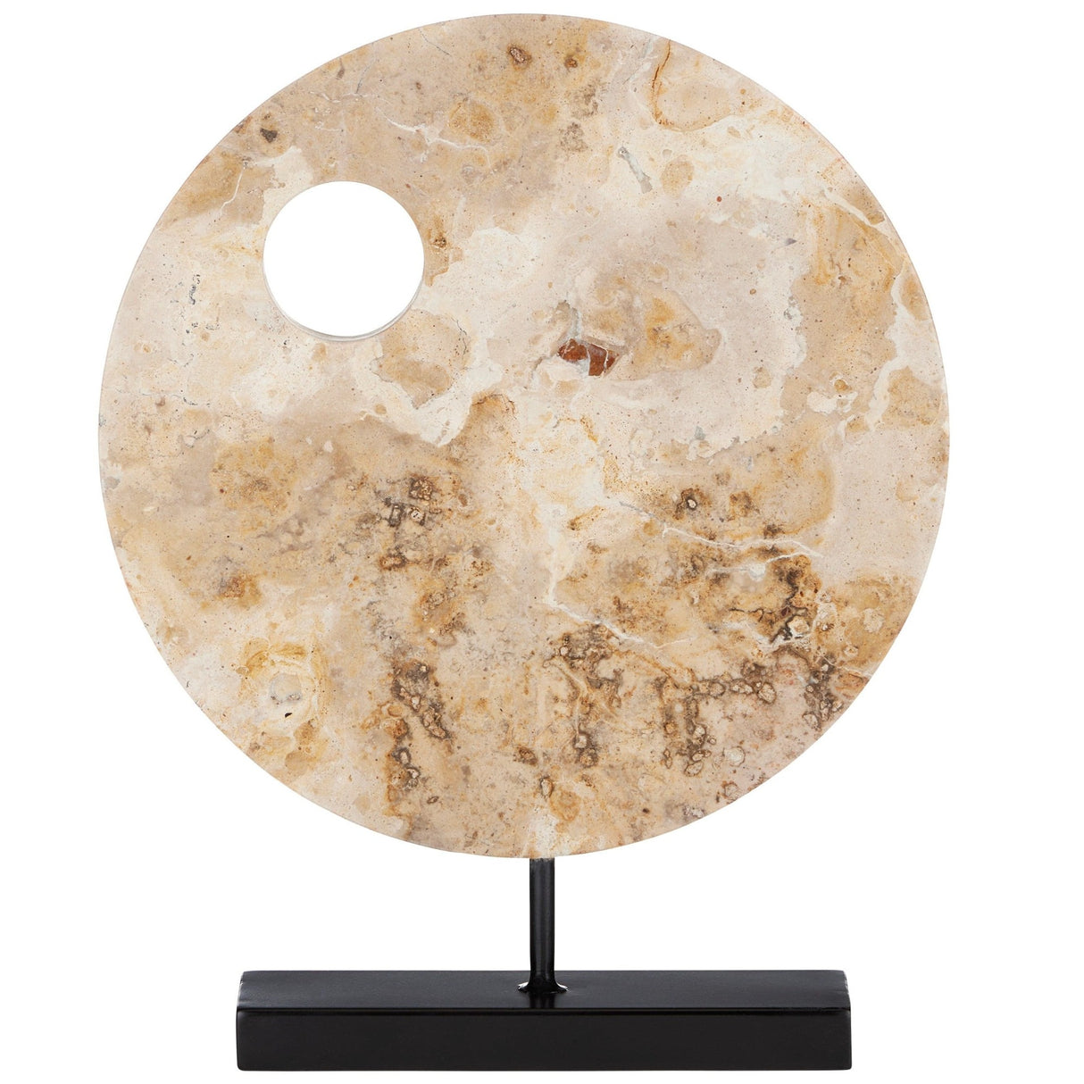 Currey & Company Wes Marble Disc Vases