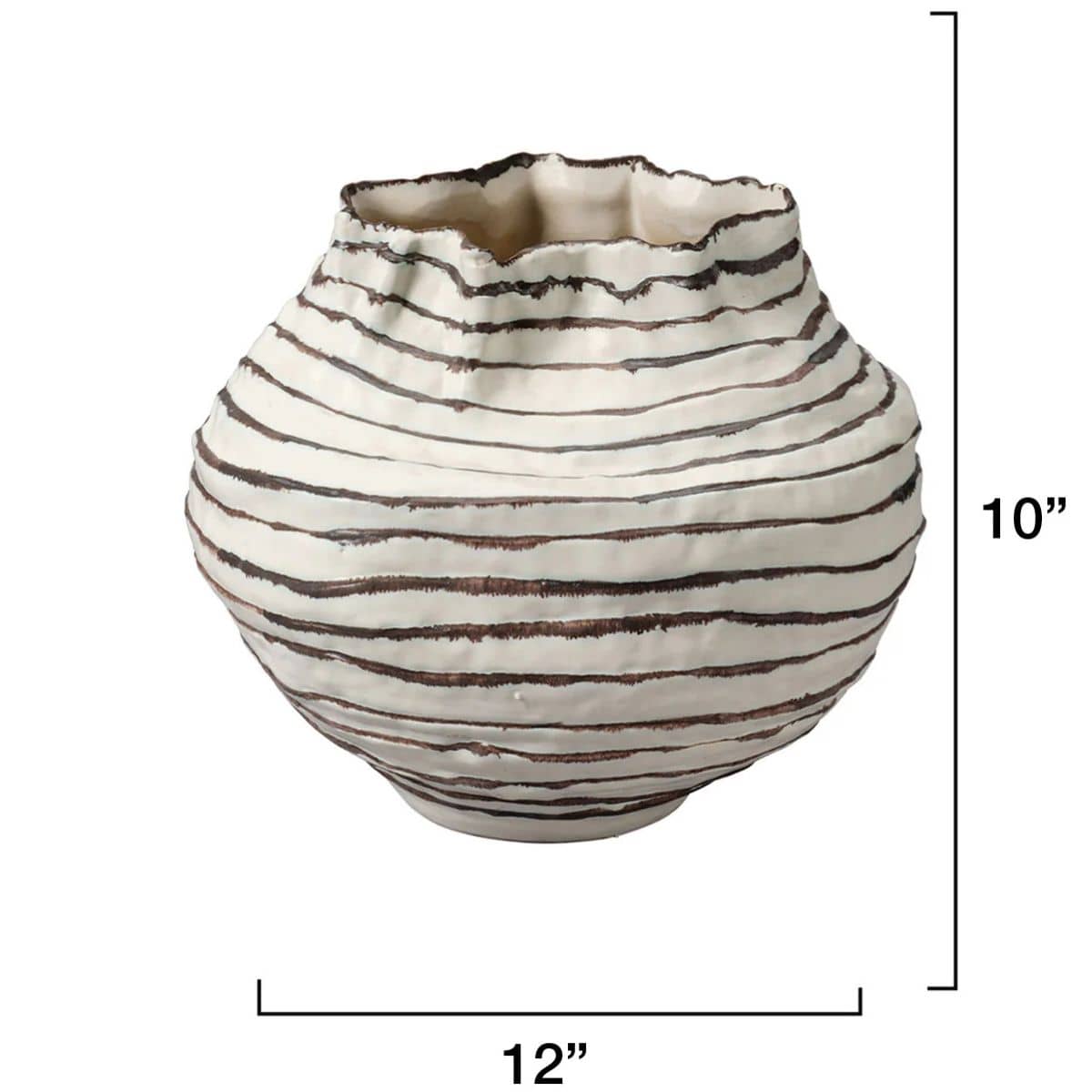 Curvature Vessel Vases + Urns 7CURV-VEBR