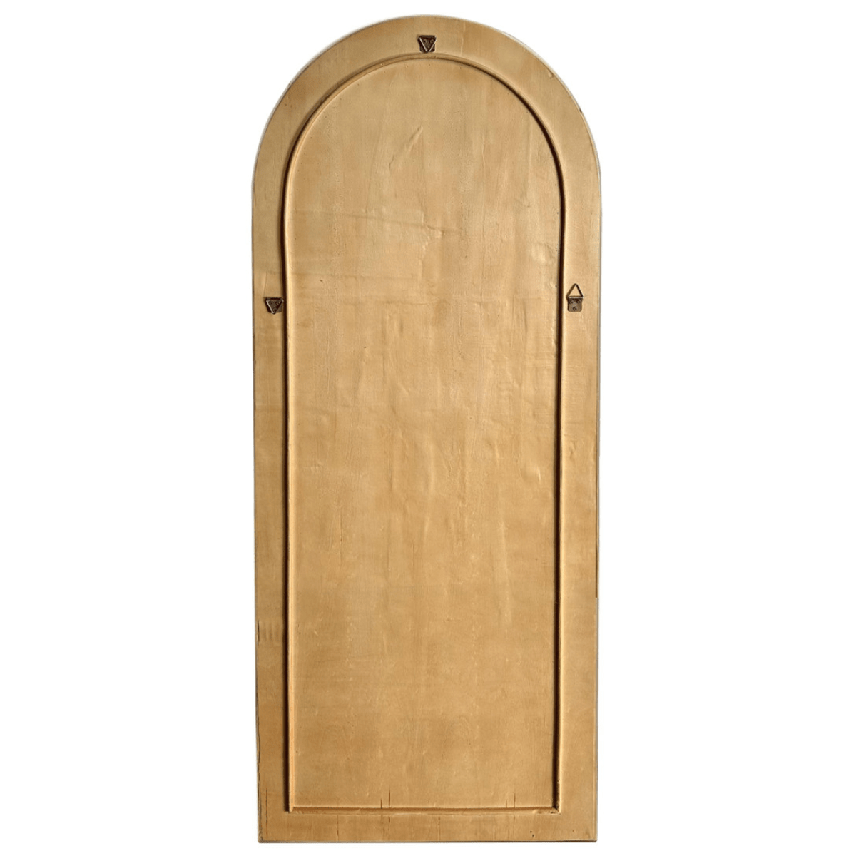 Dale Arch Rattan 70" Floor Mirror Mirror