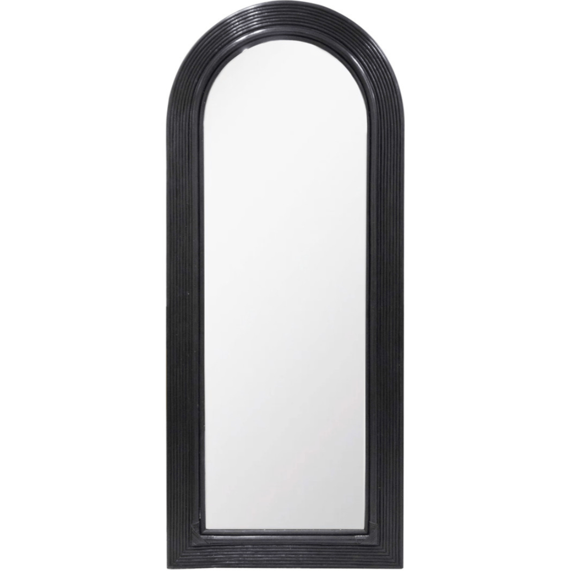Dale Arch Rattan 70" Floor Mirror Mirror TOV-C54315