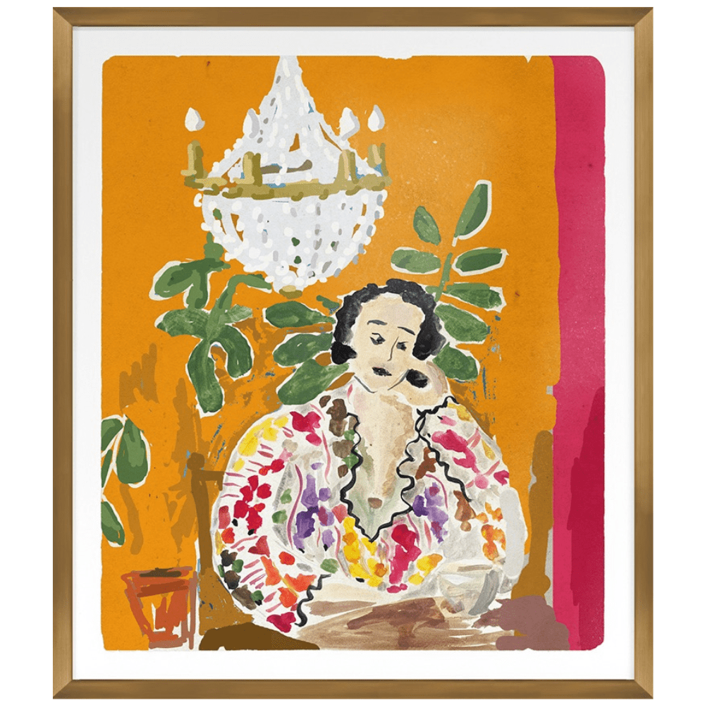 Dana Gibson Madeline Orange Wall Art 129825_P_30x26_B