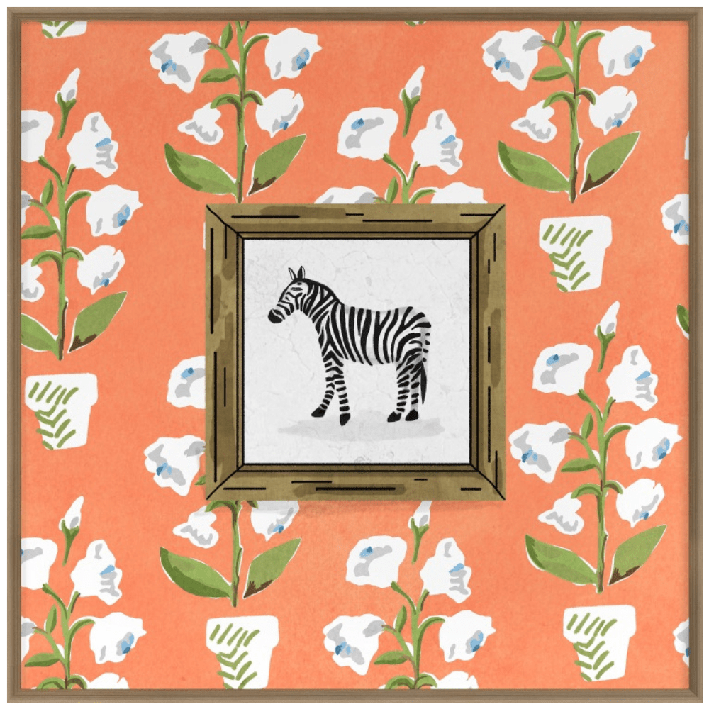 Dana Gibson Mughal Zebra 2 Wall Art 132752_P_24x24_Go