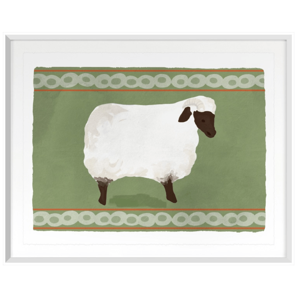 Dana Gibson Sheep Wall Art 132755_P_16x20_Wh