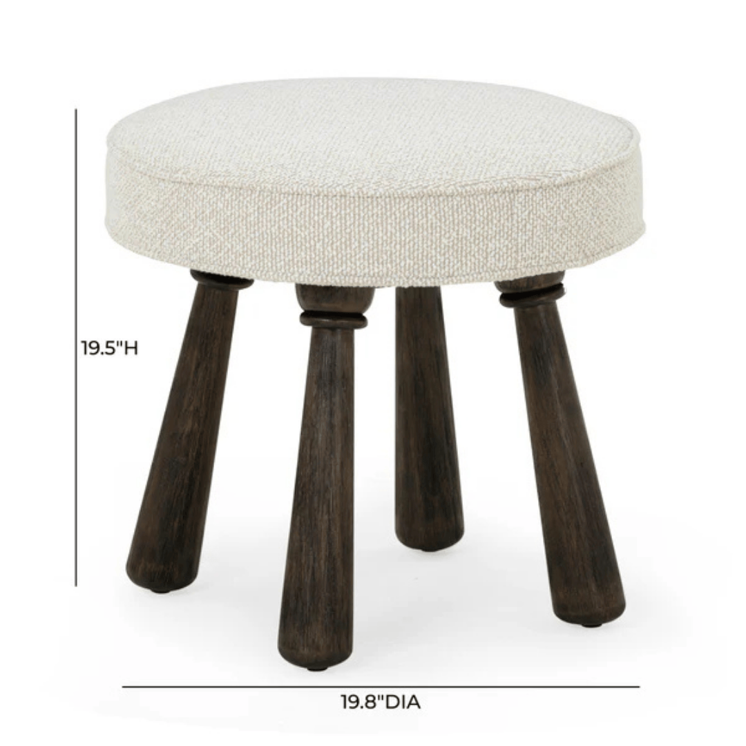 Darling Boucle Stool Ottomans + Stools