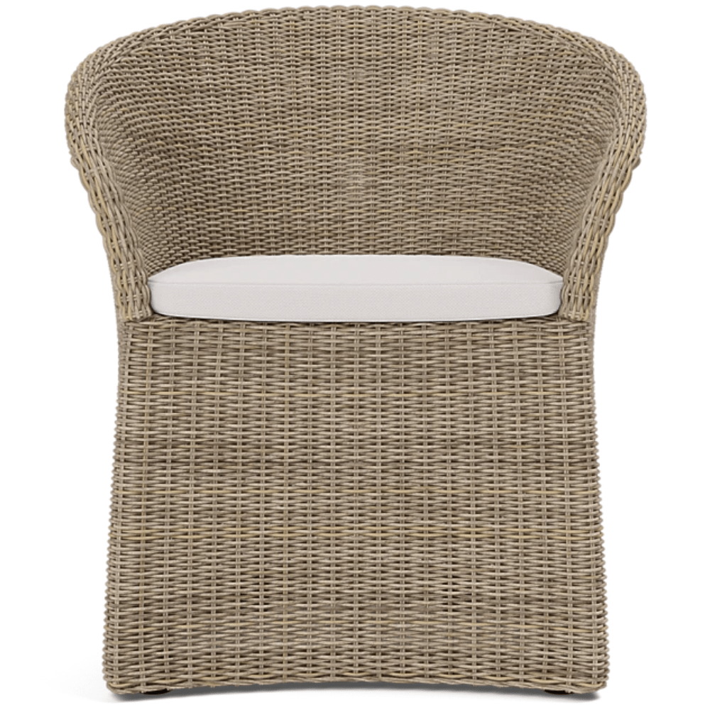 Deborah Outdoor Swivel Dining Chair Outdoor Furniture FURDEBODNSWBW-2ALWH