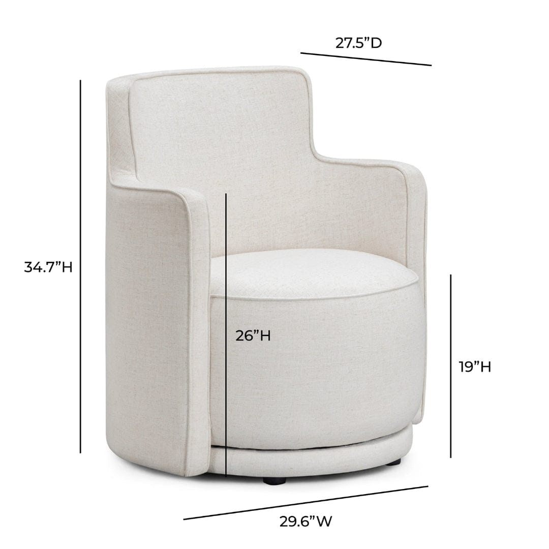Delia Swivel Chair Occasional + Accent Chairs