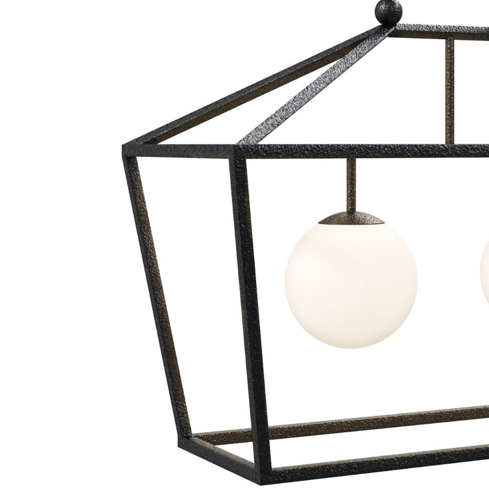 Denison Rectangular Outdoor Lantern Ceiling Light Fixtures 9500-0023 00633306064522