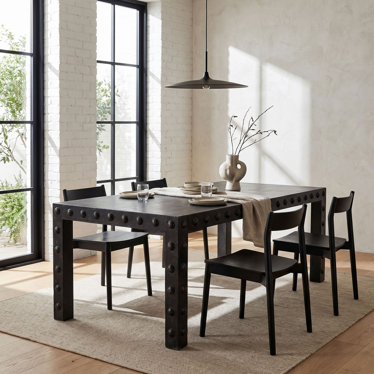 Didier Dining Table Dining Tables GTAB5007BKW 00842449138087