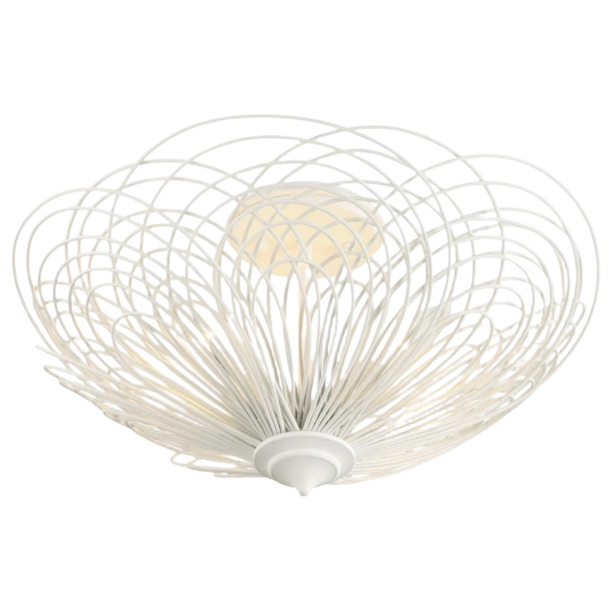 Doral 3 Light Semi Flush Mount