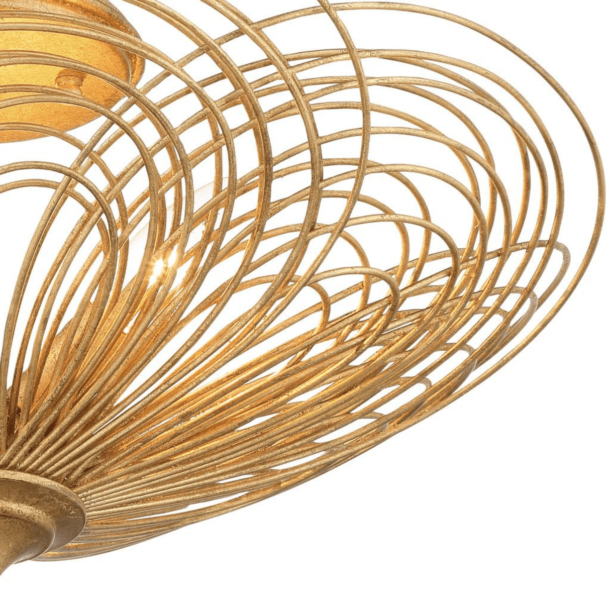 Doral 3 Light Semi Flush Mount