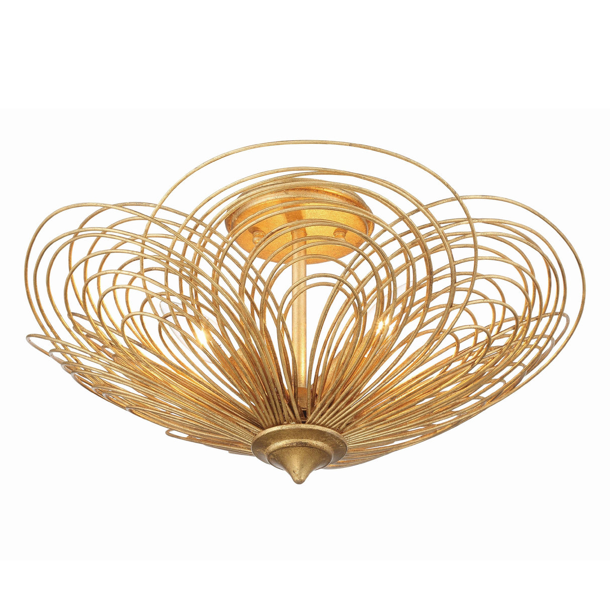 Doral 3 Light Semi Flush Mount