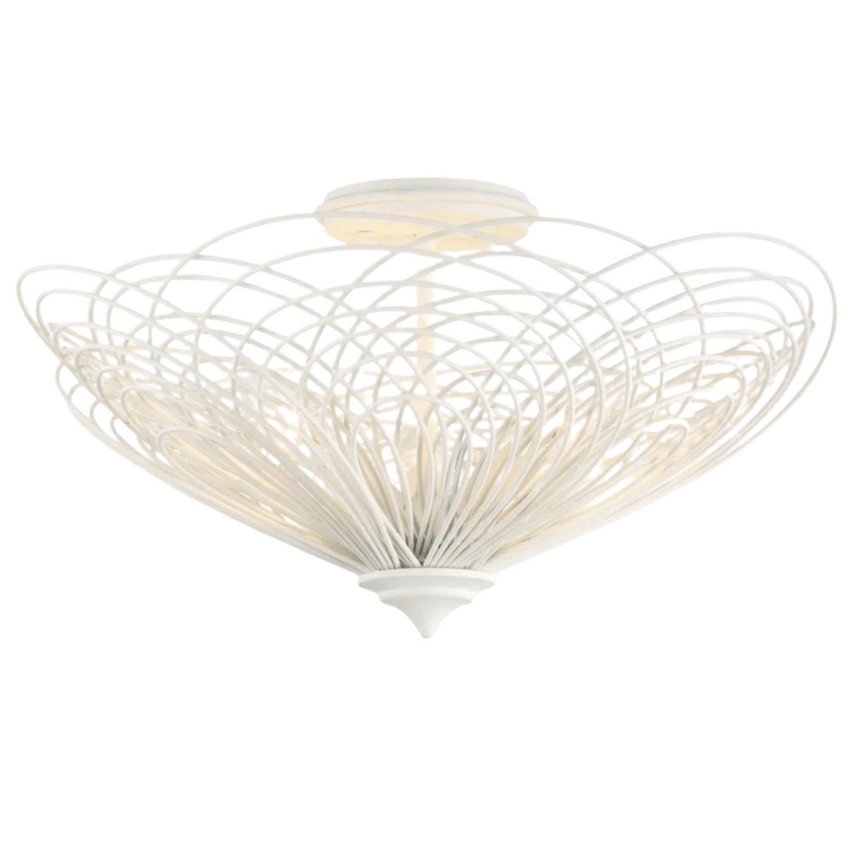 Doral 3 Light Semi Flush Mount DOR-B7703-MT 633779093364