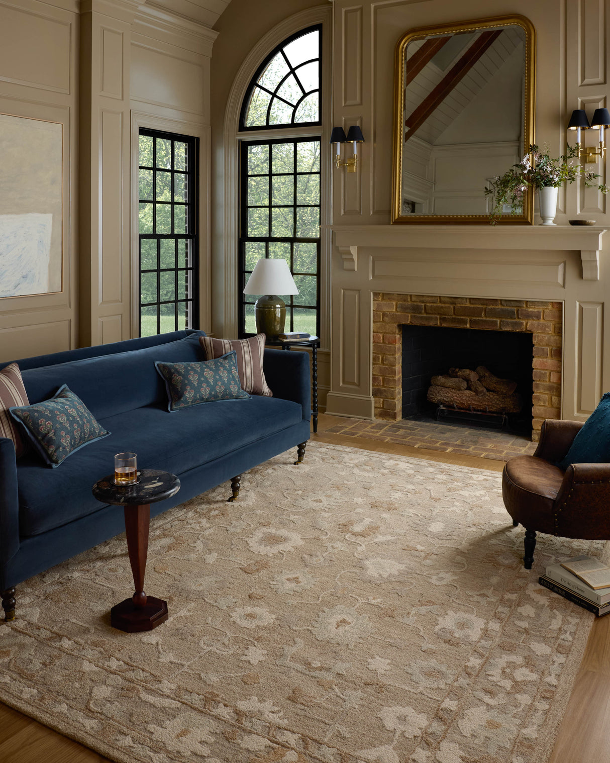 Dorothea Khaki/Dove Rug Area Rugs