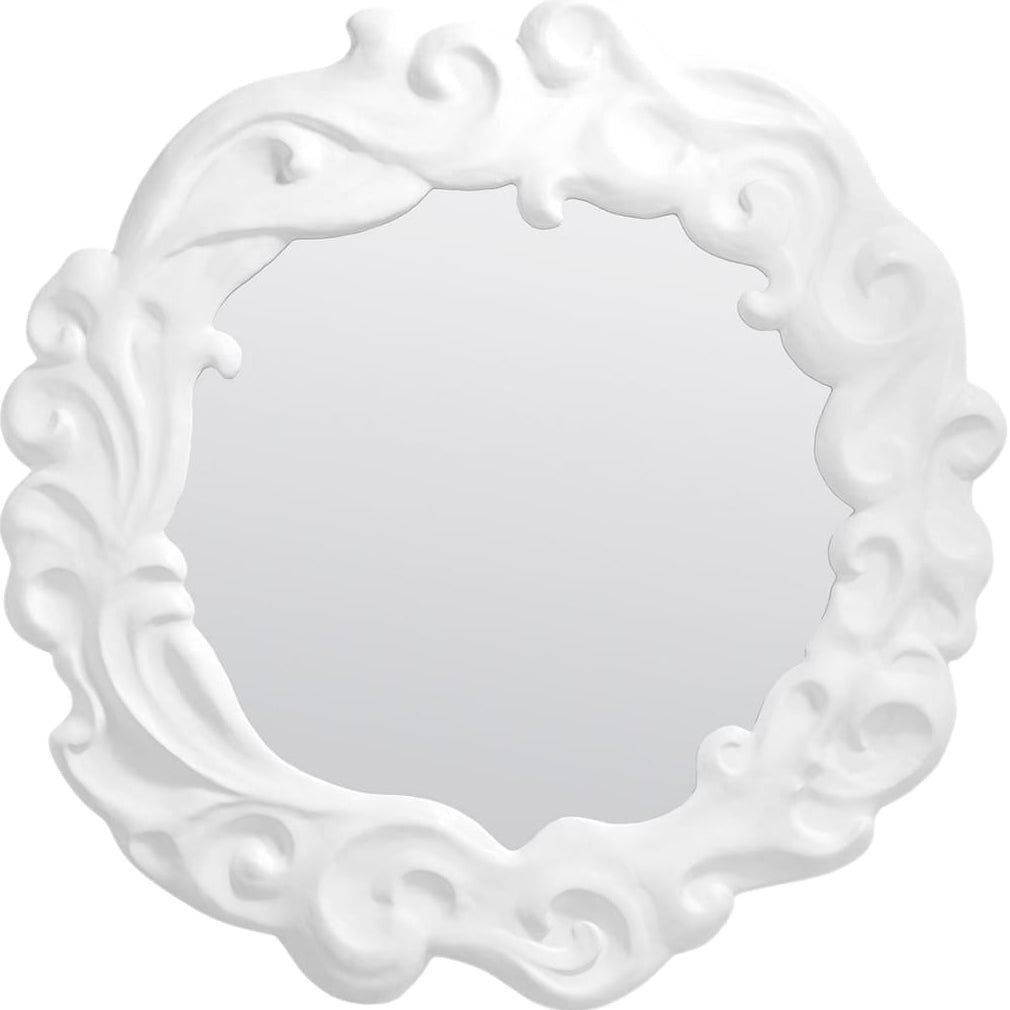 Dorthea Mirror Round + Oval Mirrors MIRDORTHEA0043WH