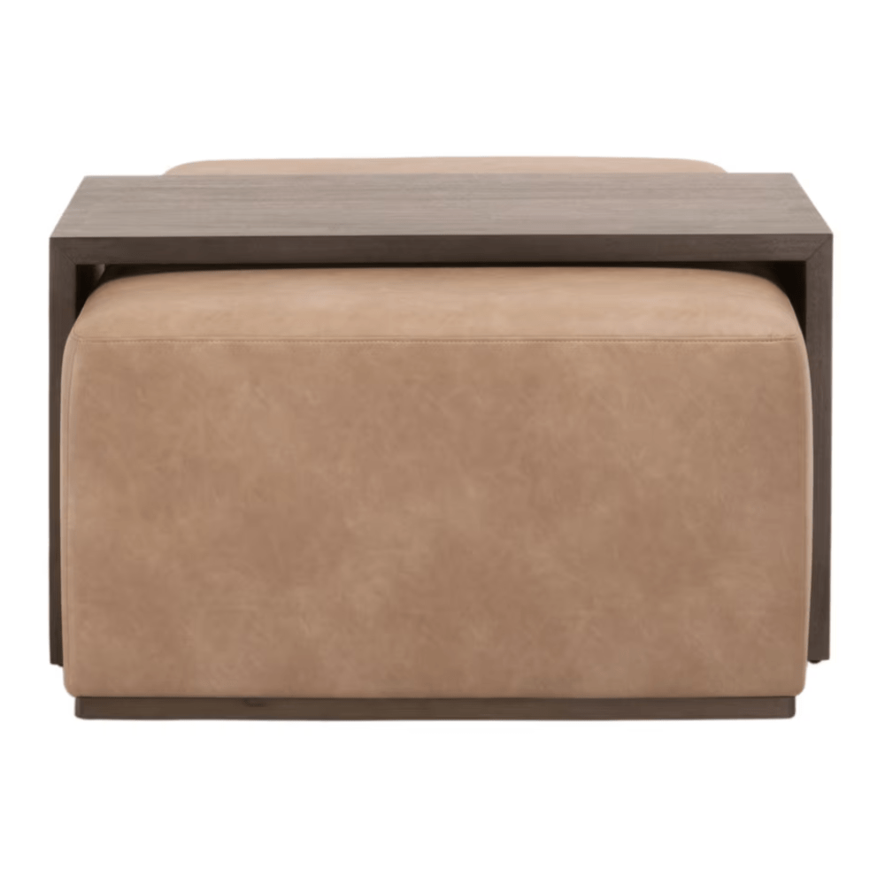 Dovetail Upholstered Coffee Table Coffee Table
