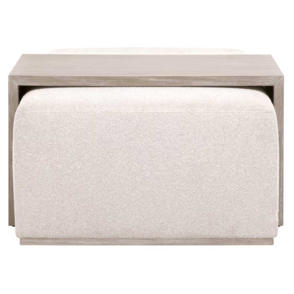 Dovetail Upholstered Coffee Table Coffee Table